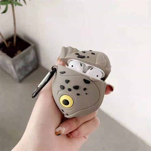 Creative Salmon Head Bluetooth Headset Protective Case